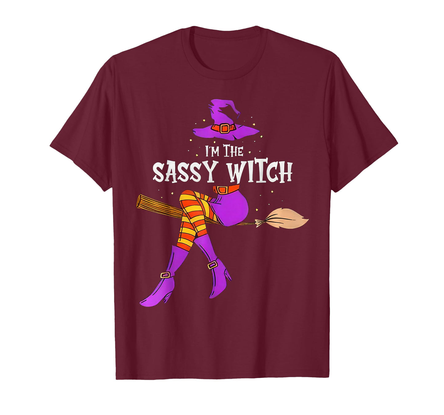 I'm The Sassy Witch Halloween Matching Group Costume Women T-Shirt