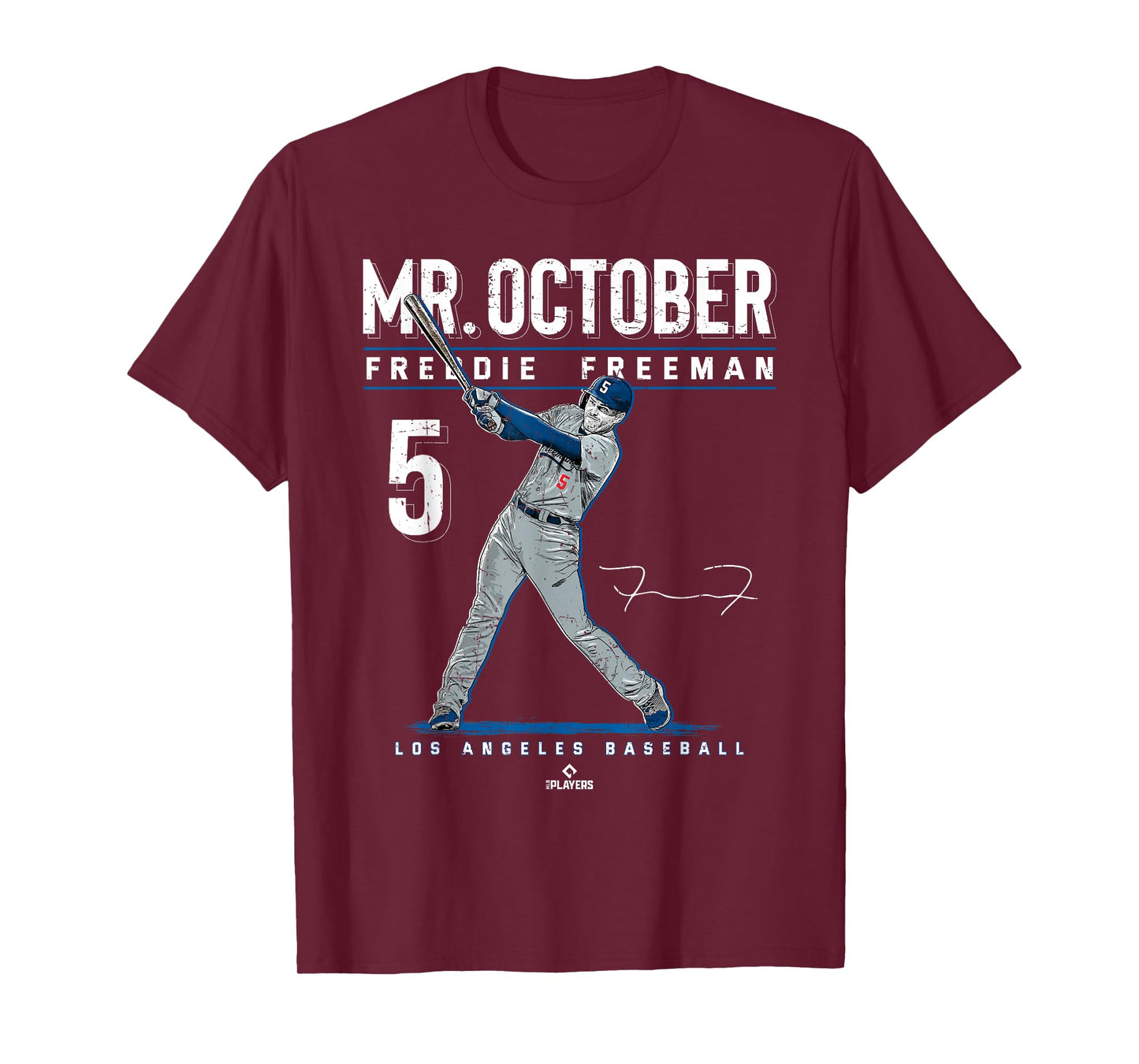 Mr. October Freddie Freeman Los Angeles Baseball MLBPA T-Shirt