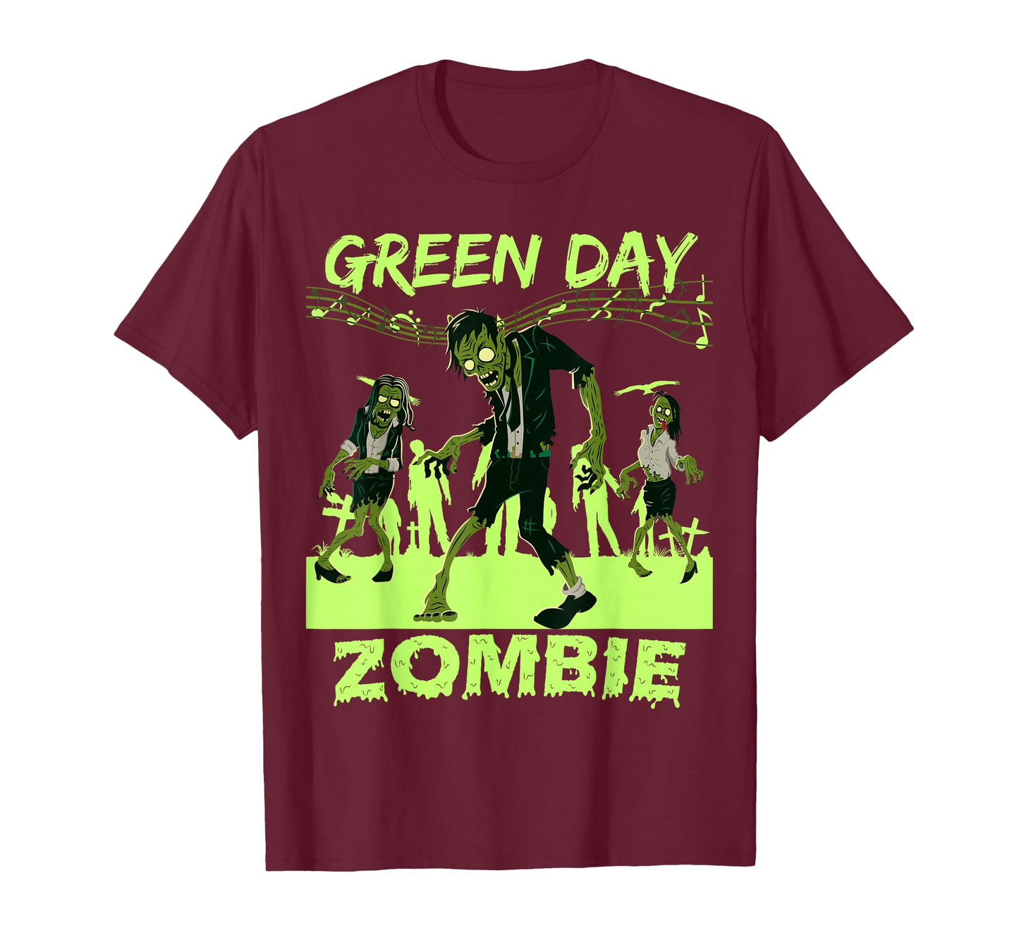 Funny Green Day Billie Joe Zombie T-Shirt
