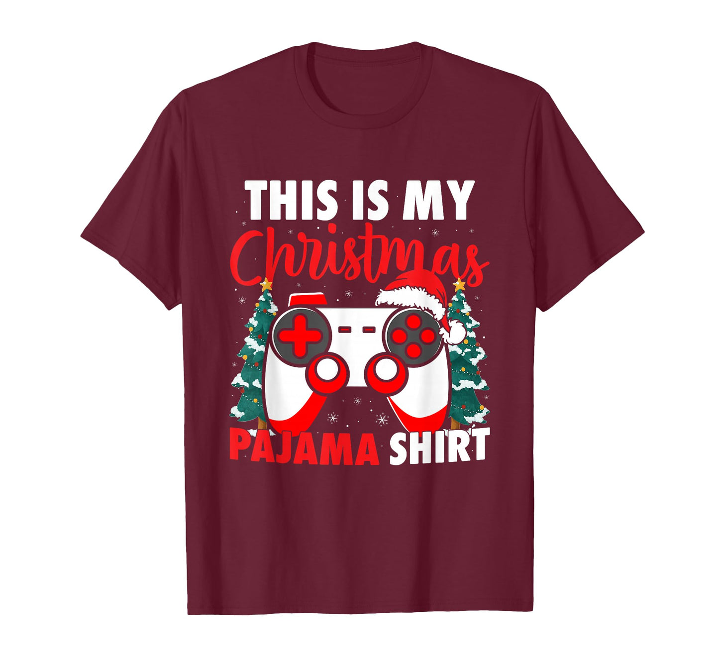 This is My Christmas Pajama Video Game Gamer Boys Teens T-Shirt