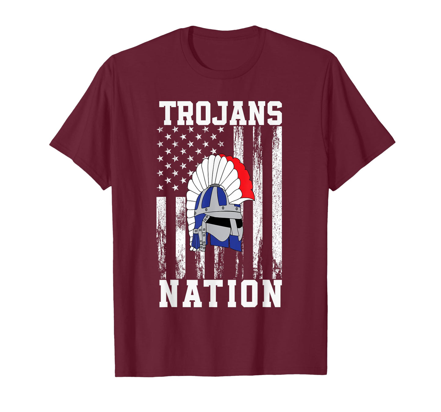 Fountain Fort Carson Trojans Logo Nation HS T-Shirt