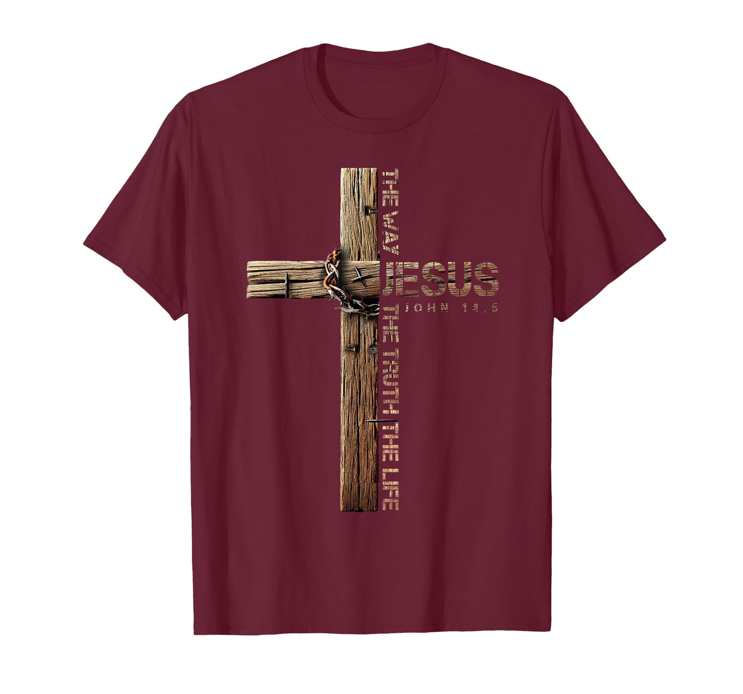 Jesus The Way The Truth And The Life Vintage Christian T-Shirt