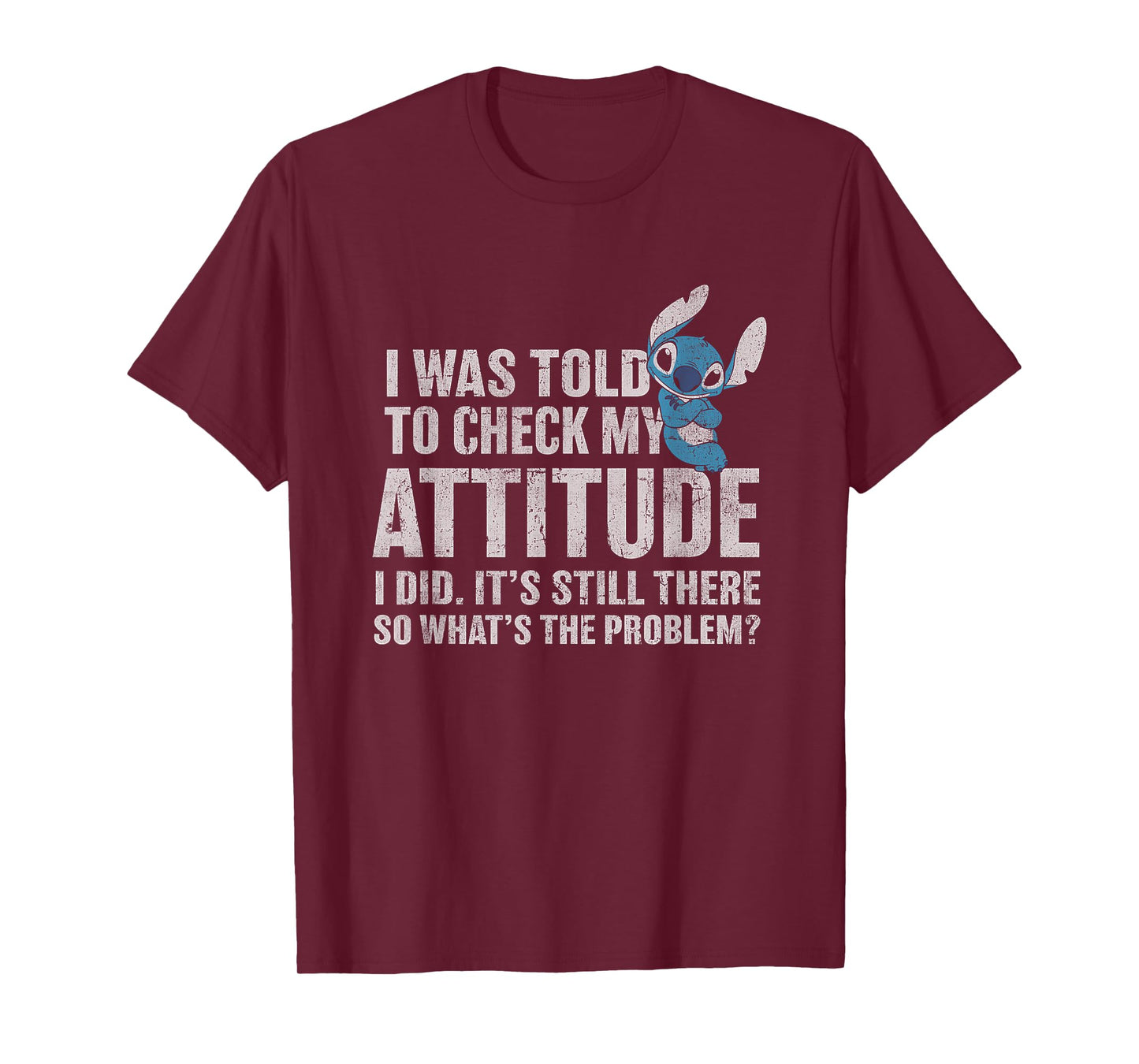 Disney Lilo & Stitch Attitude Problem Alien T-Shirt