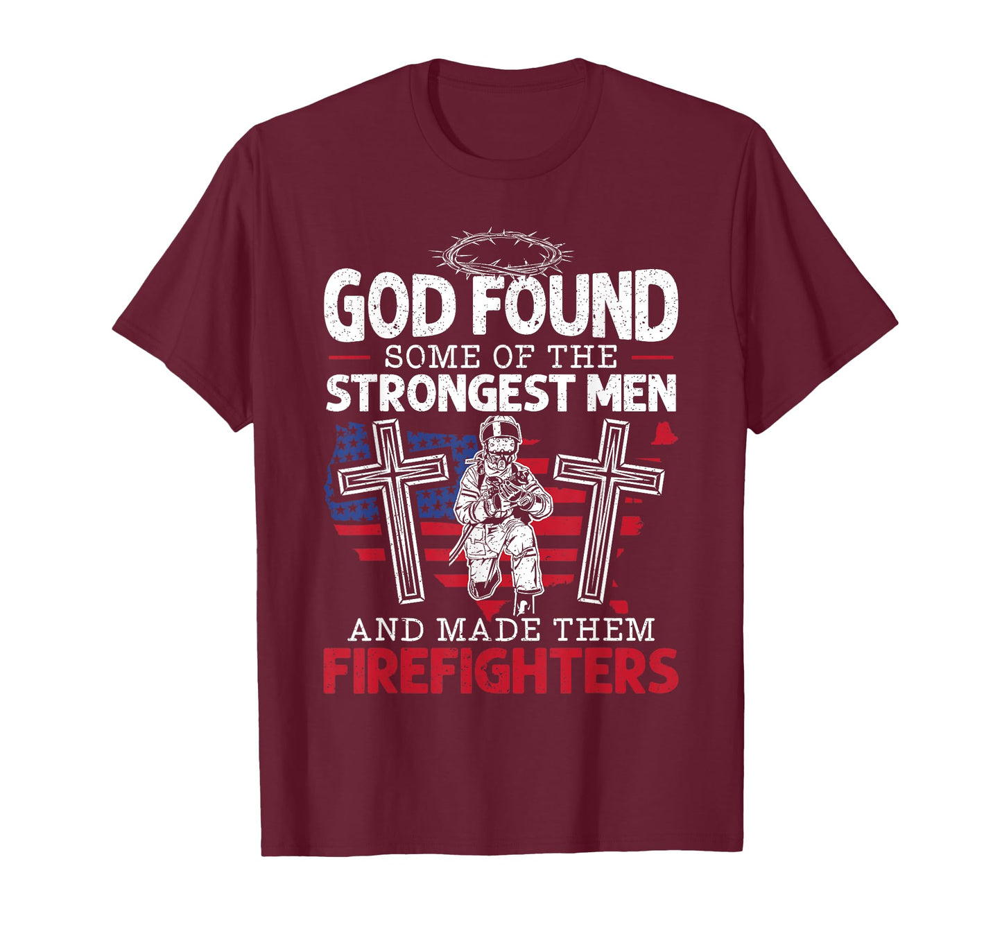 Christian Firefighter Fire Department Fire Service T-Shirt