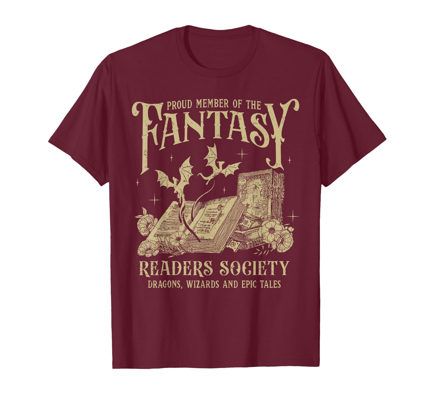 Fantasy Romance Proud Member Of The Fantasy Readers Society T-Shirt