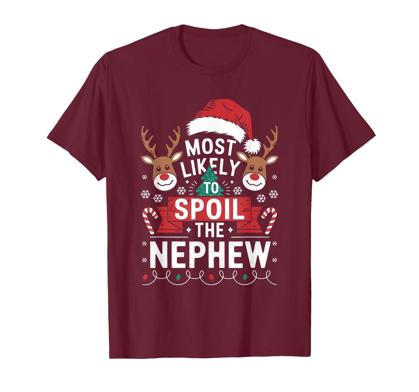 Most Likely to Spoil The Grandson Christmas Party Fun T-Shirt