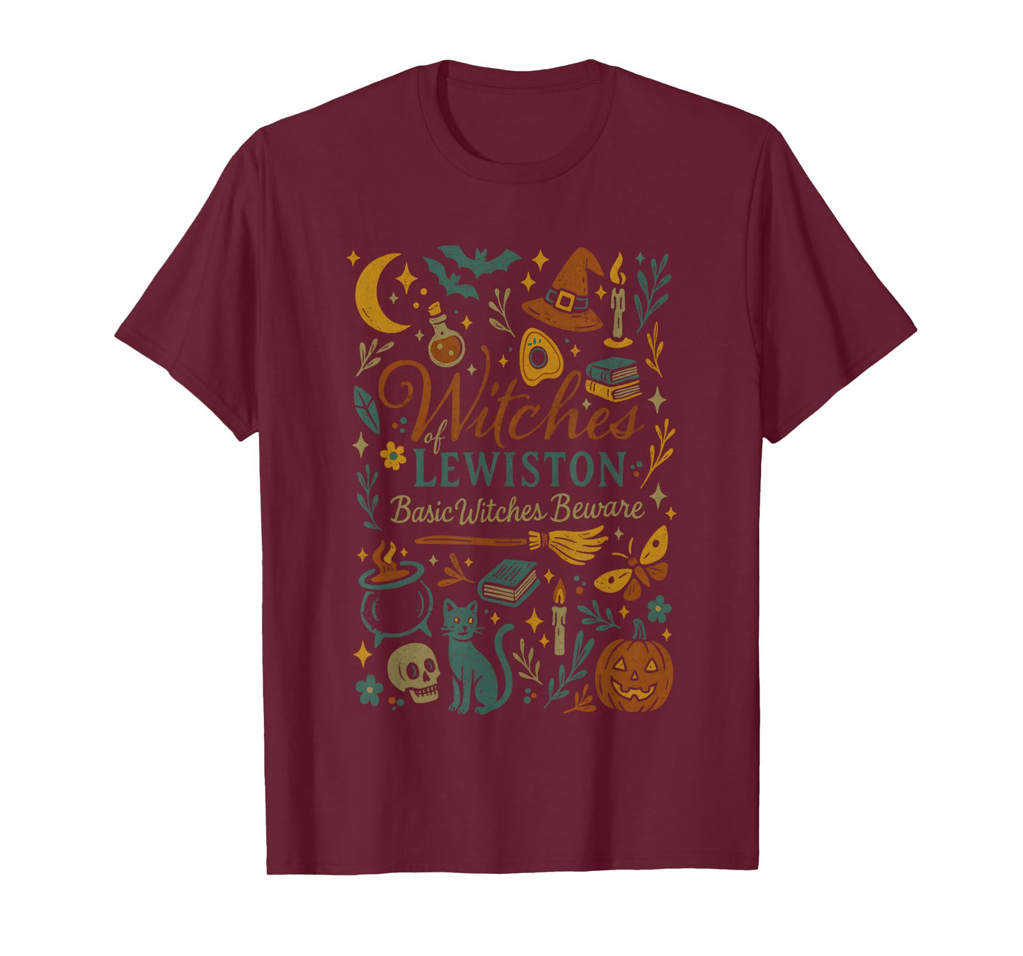 Witches of Lewiston Basic Witches Beware T-Shirt