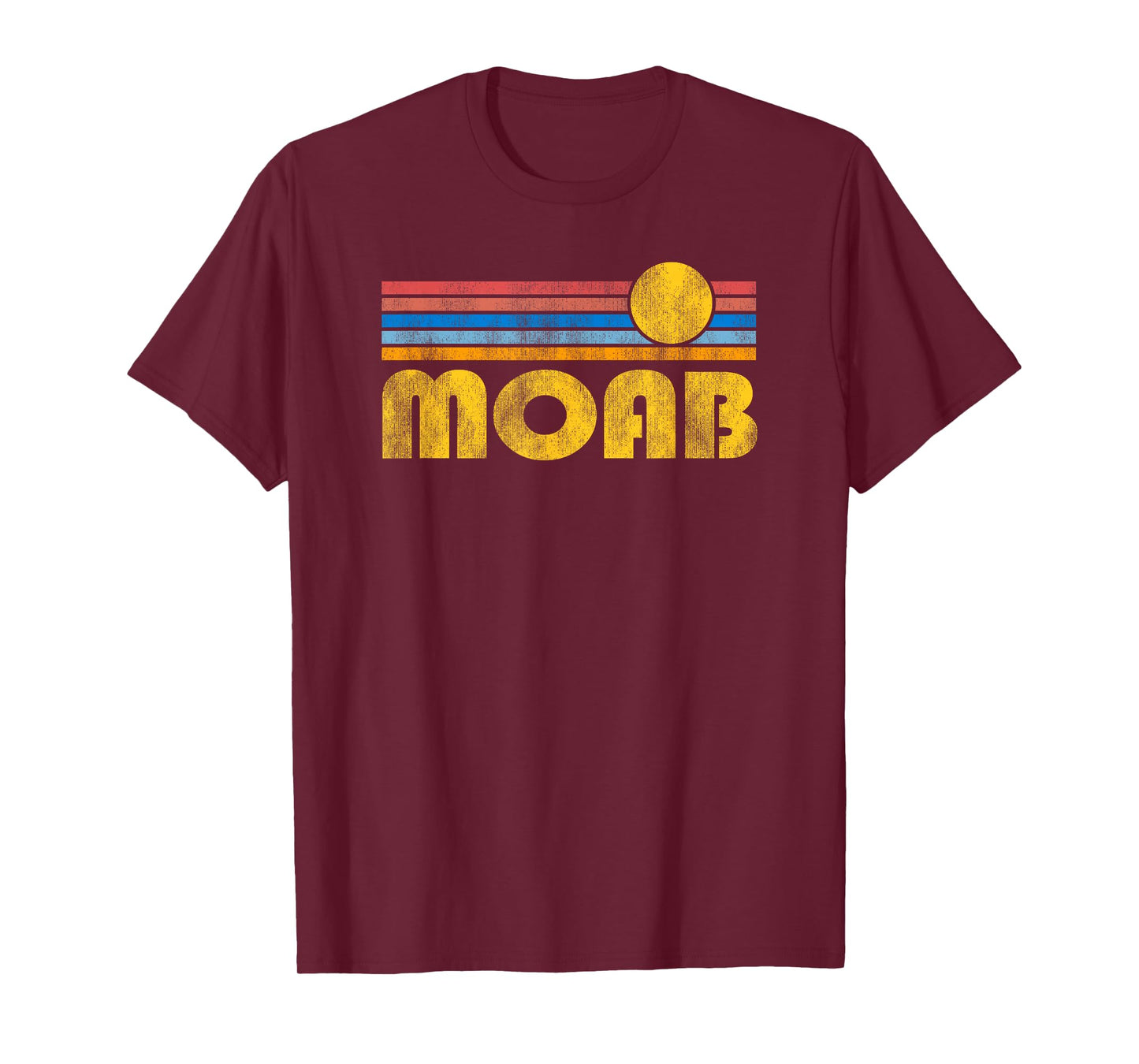 Vintage Moab Utah Retro Throwback Souvenir Mens Womens T-Shirt