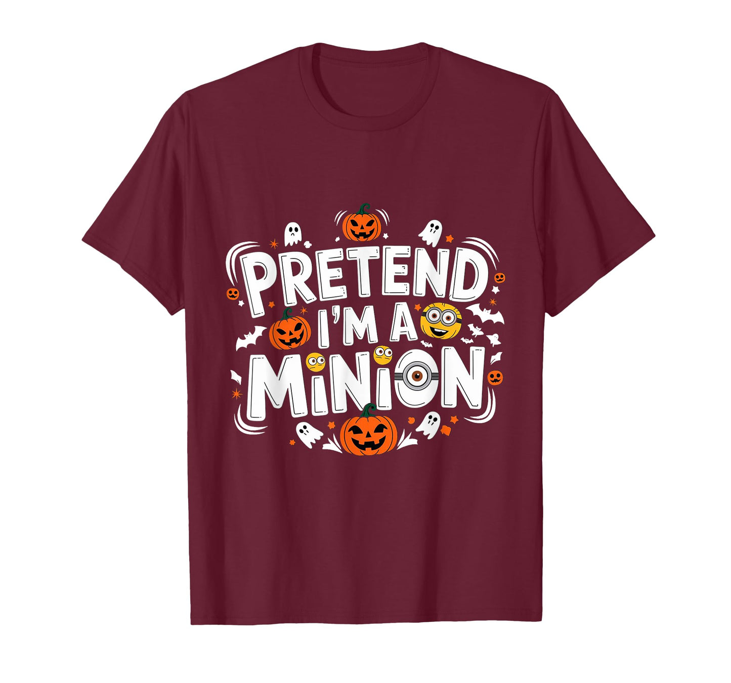 Pretend I'm A Minion Costume Party Funny Halloween Minion T-Shirt