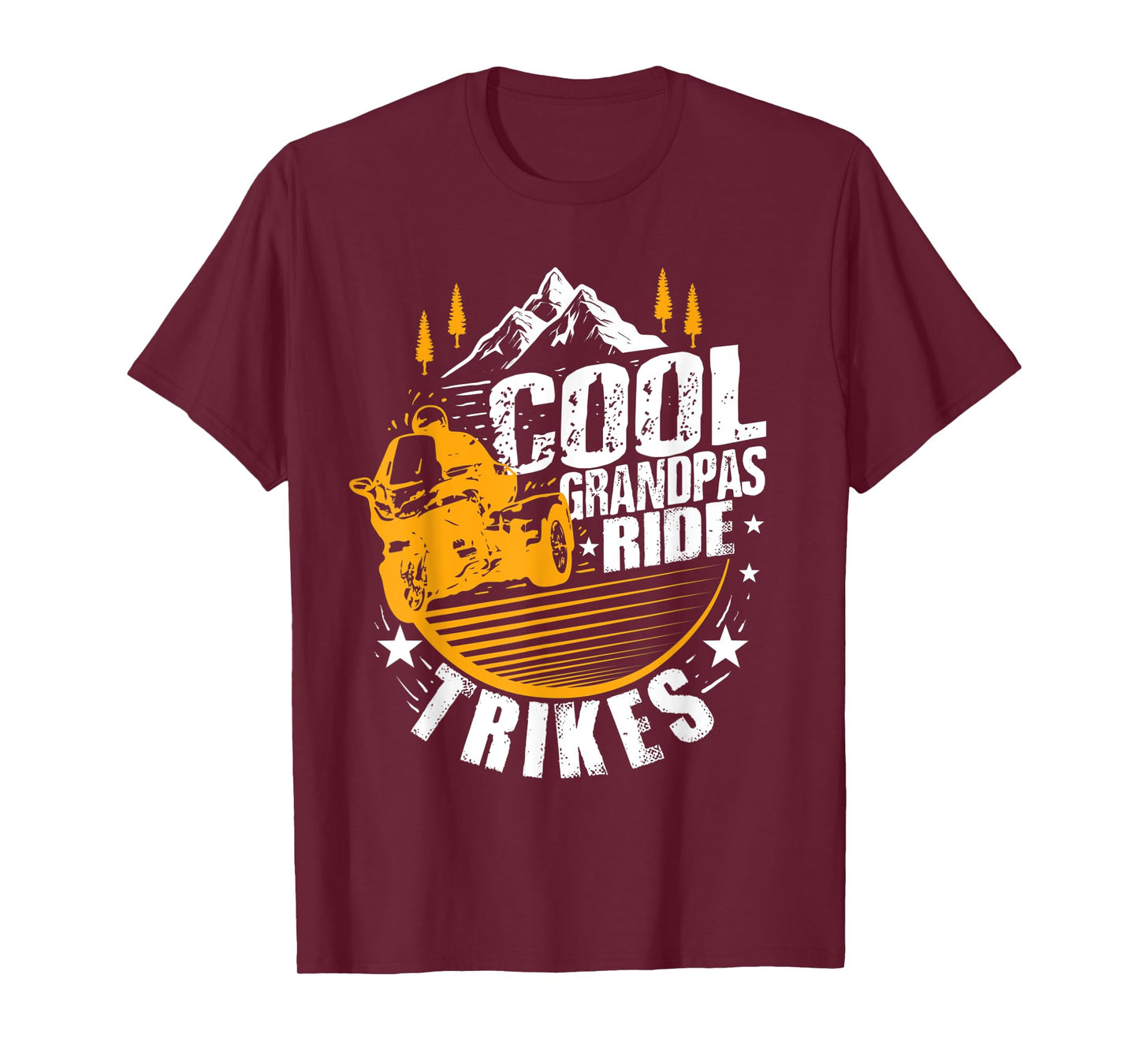 Mens Funny Trike Rider Gift Cool Grandpas Ride Trikes T-Shirt