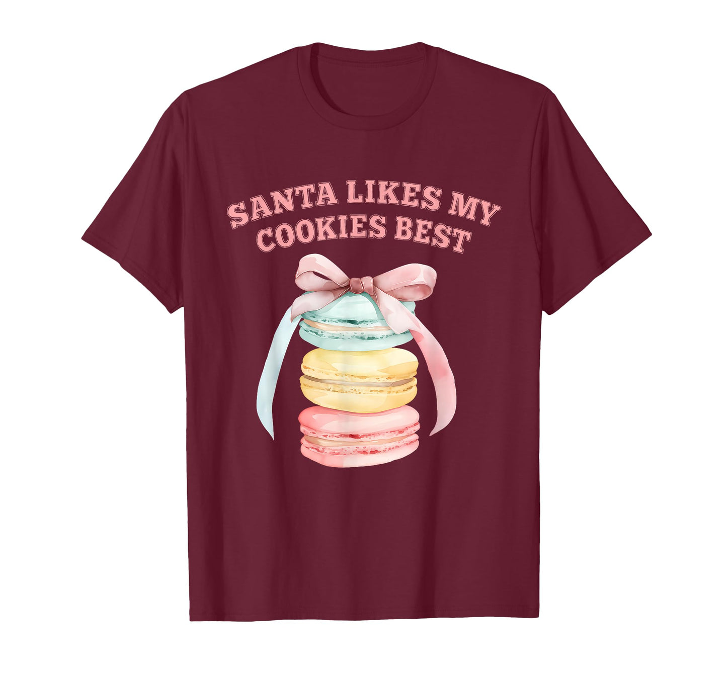 Santa Likes My Cookies Best Funny Christmas T-Shirt