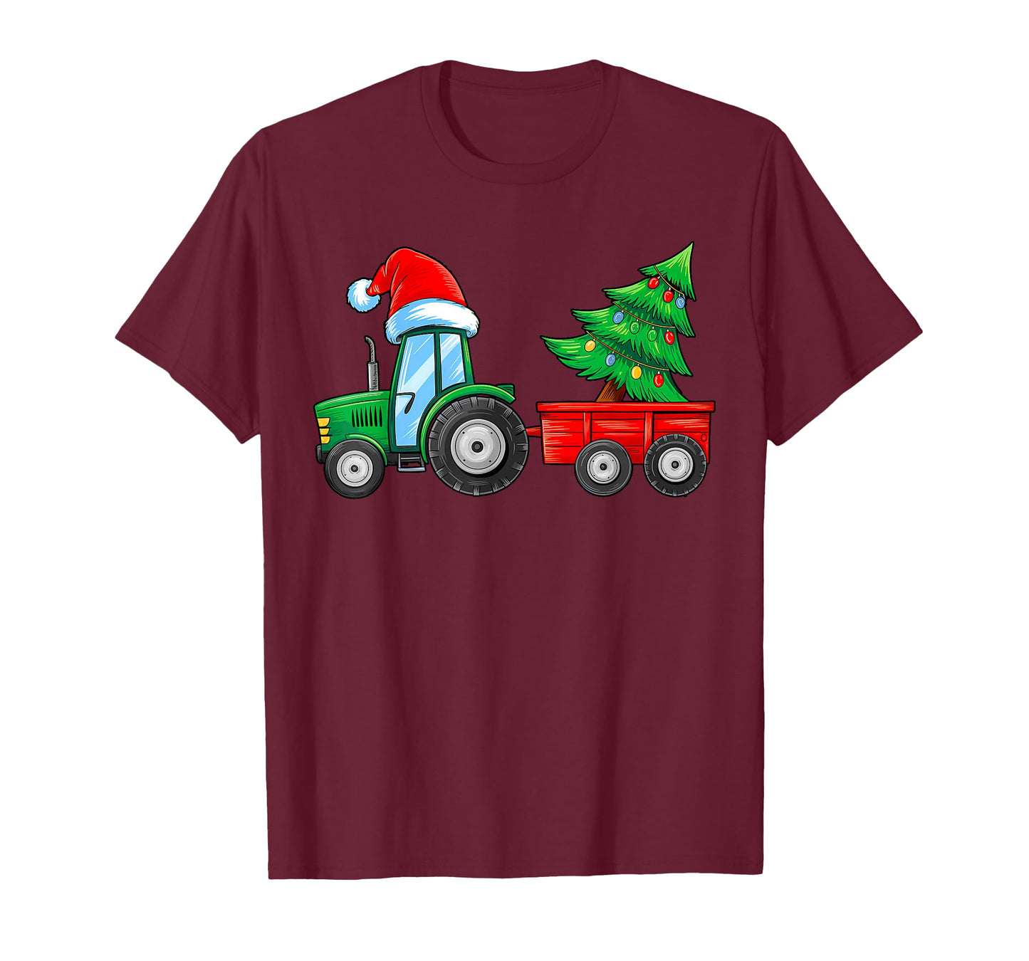 Christmas Tractor Candy Xmas Farm Truck Boys Kids Toddler T-Shirt