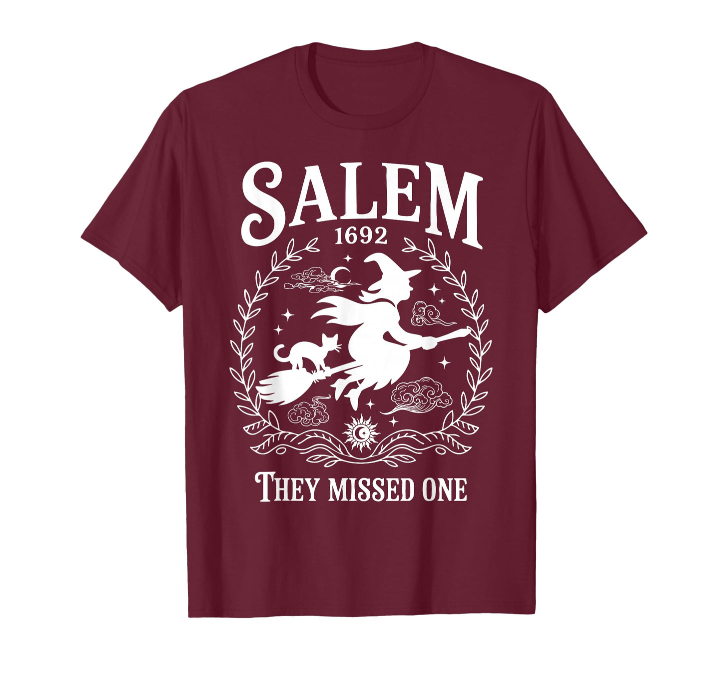 Salem 1692 They Missed One Witch Halloween Costume Feminist T-Shirt