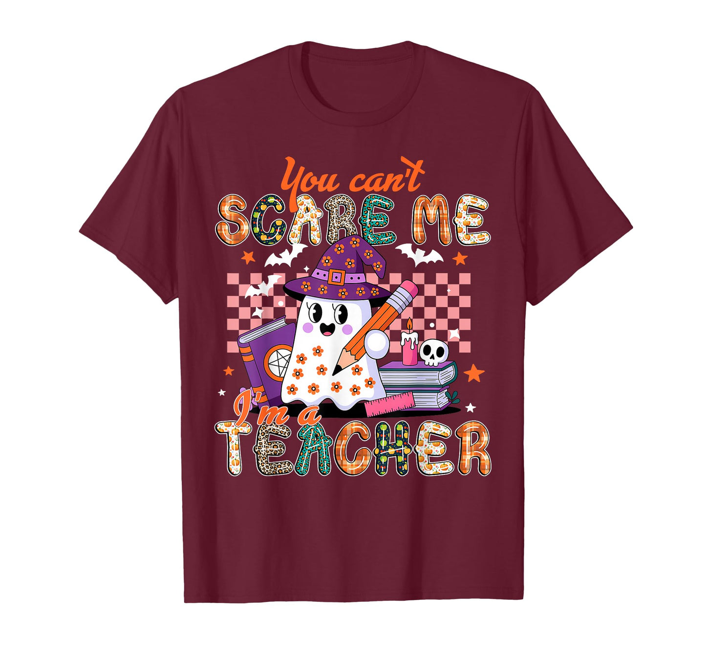 You Can't Scare Me I'm A SPED Teacher Crew Squad Halloween T-Shirt