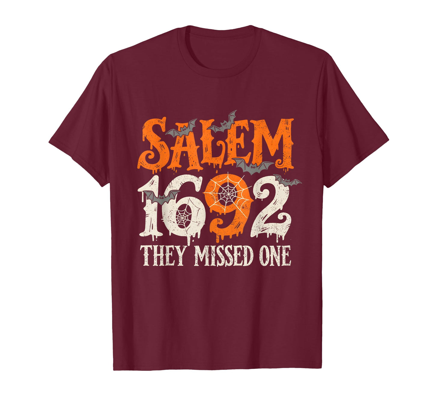 Salem 1692 Witch Trial Funny Halloween Vintage T-Shirt