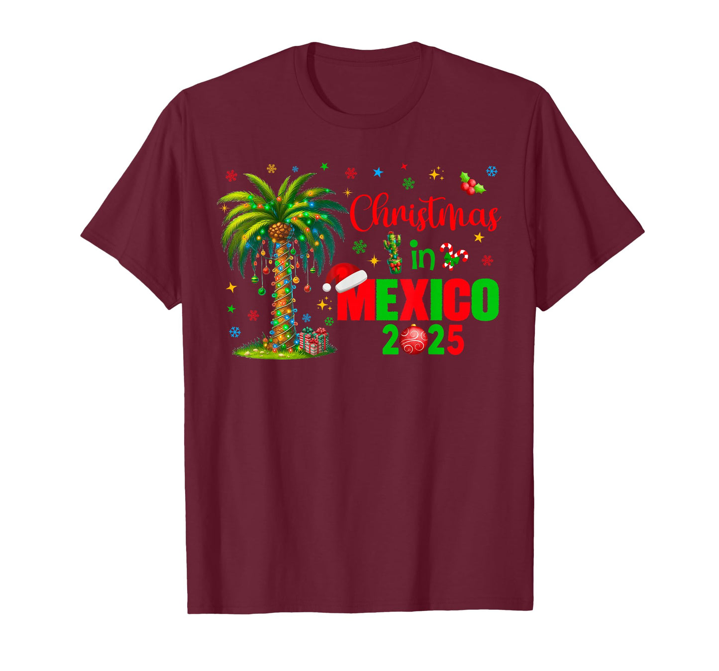 Mexico Cancun Cabo Christmas Trip Outfit T-Shirt
