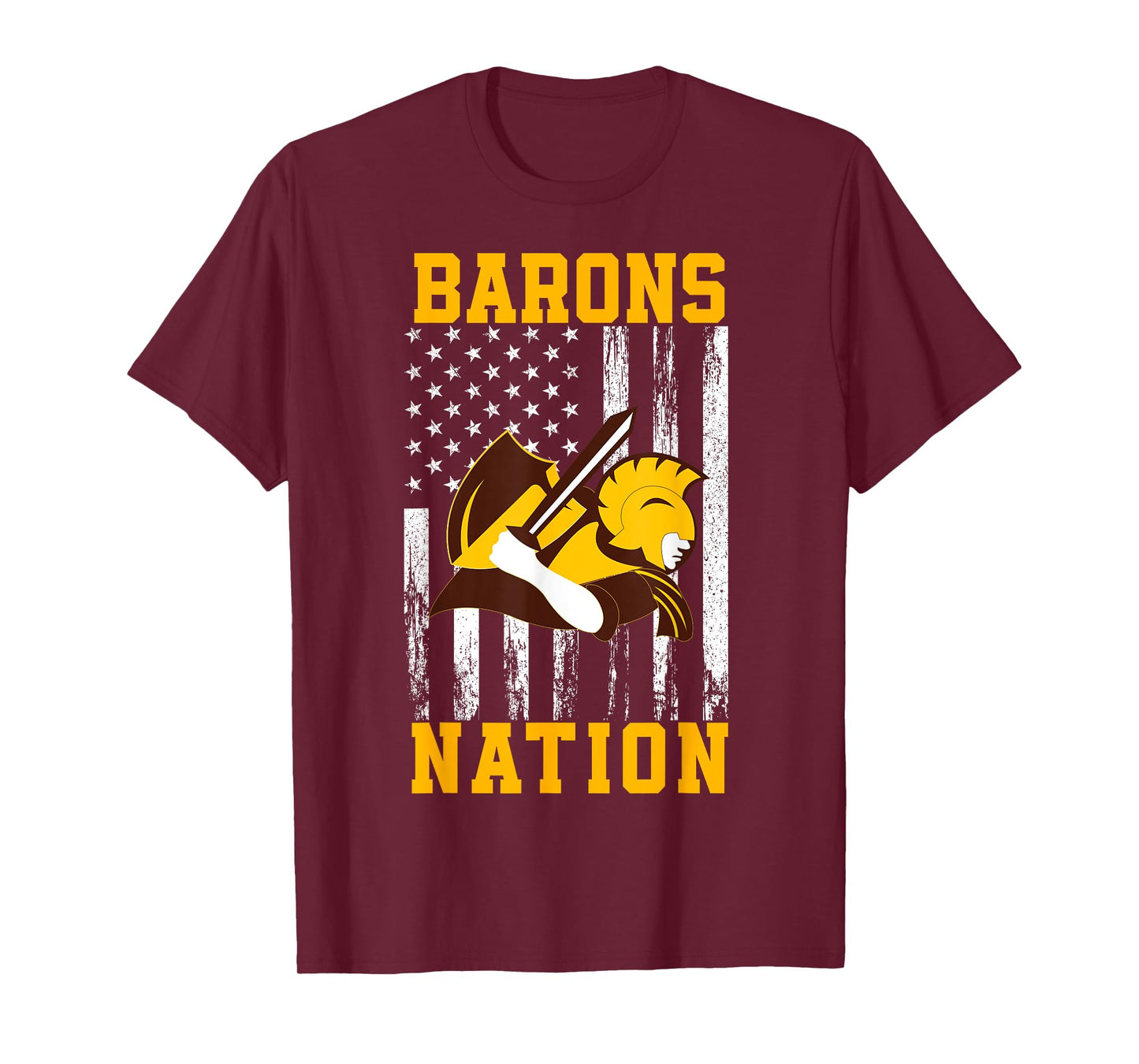Buckeye Valley Barons Logo Nation HS T-Shirt