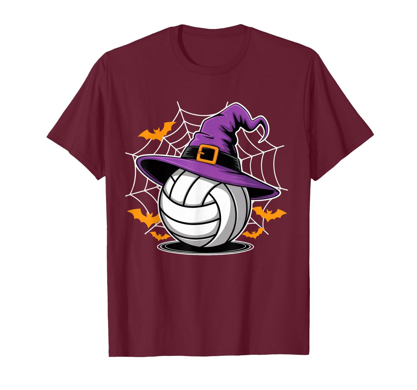 Witch Volleyball Halloween Lovers Fun Spooky Party Sports T-Shirt