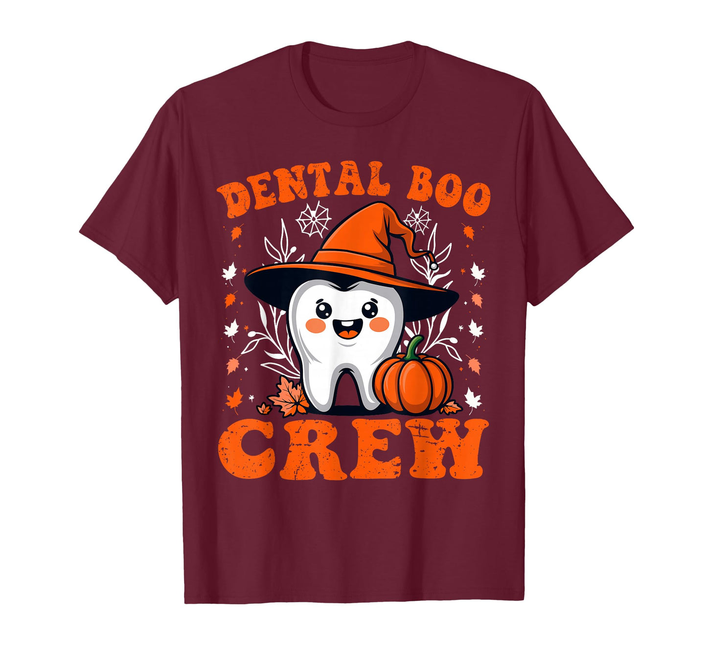 Halloween Dental Boo Crew Dentist Costume Teeth Women Men T-Shirt