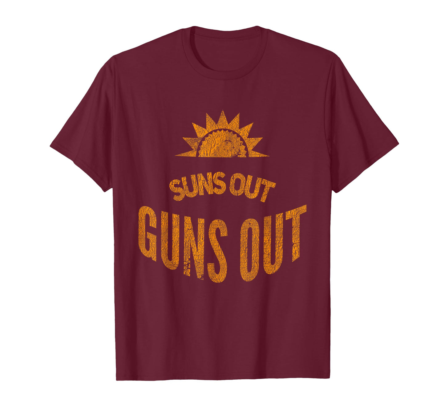 Suns Out Guns Out Workout Funny Gym Muscle Exercise Sunsout T-Shirt