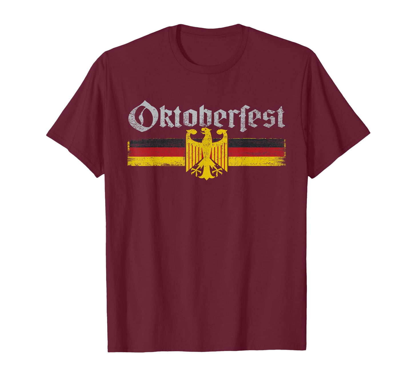 Vintage Oktoberfest German Flag T-Shirt