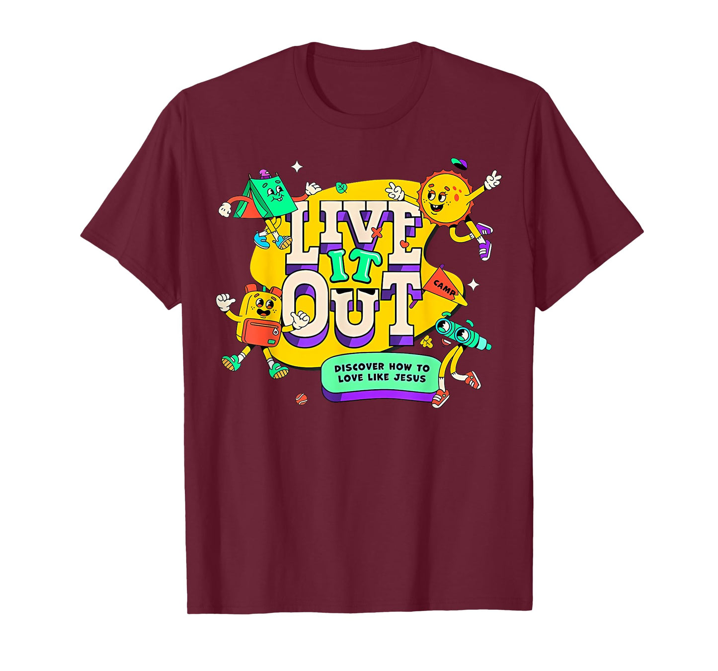 VBS 2025 Live It Out Love Like Jesus Vacation Bible School T-Shirt