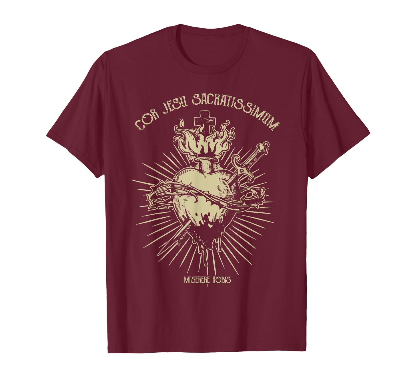 Sacred Heart Of Jesus Christian Catholic Devotion T-Shirt