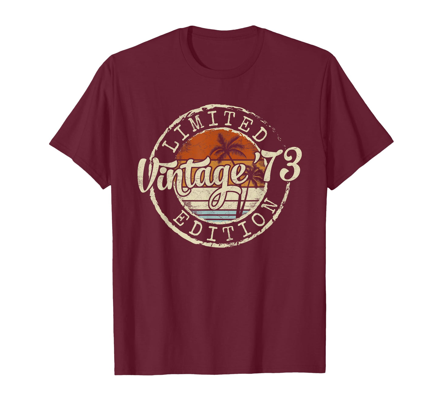 Vintage 1973 52nd Birthday Gifts For Men Women 52 Year Old T-Shirt