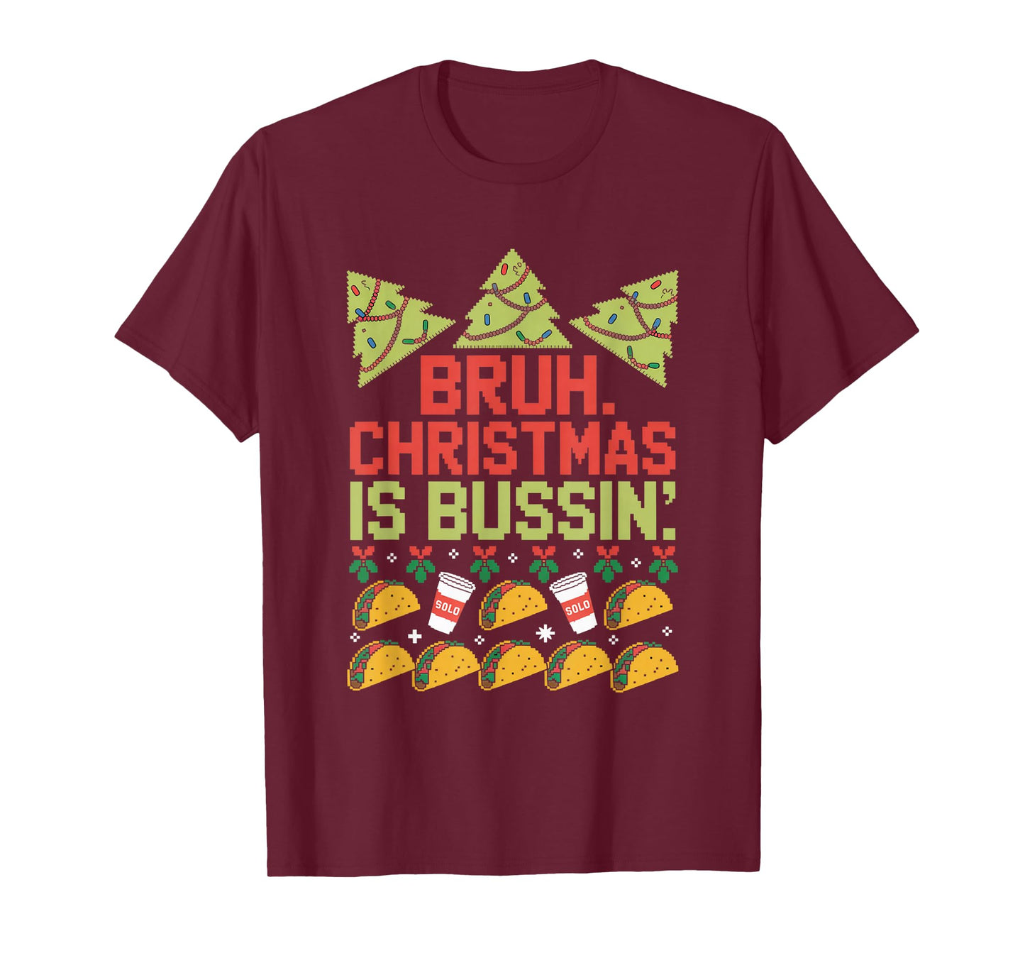 Funny Gen Alpha Gen Z Slang Funny Christmas Sweater T-Shirt