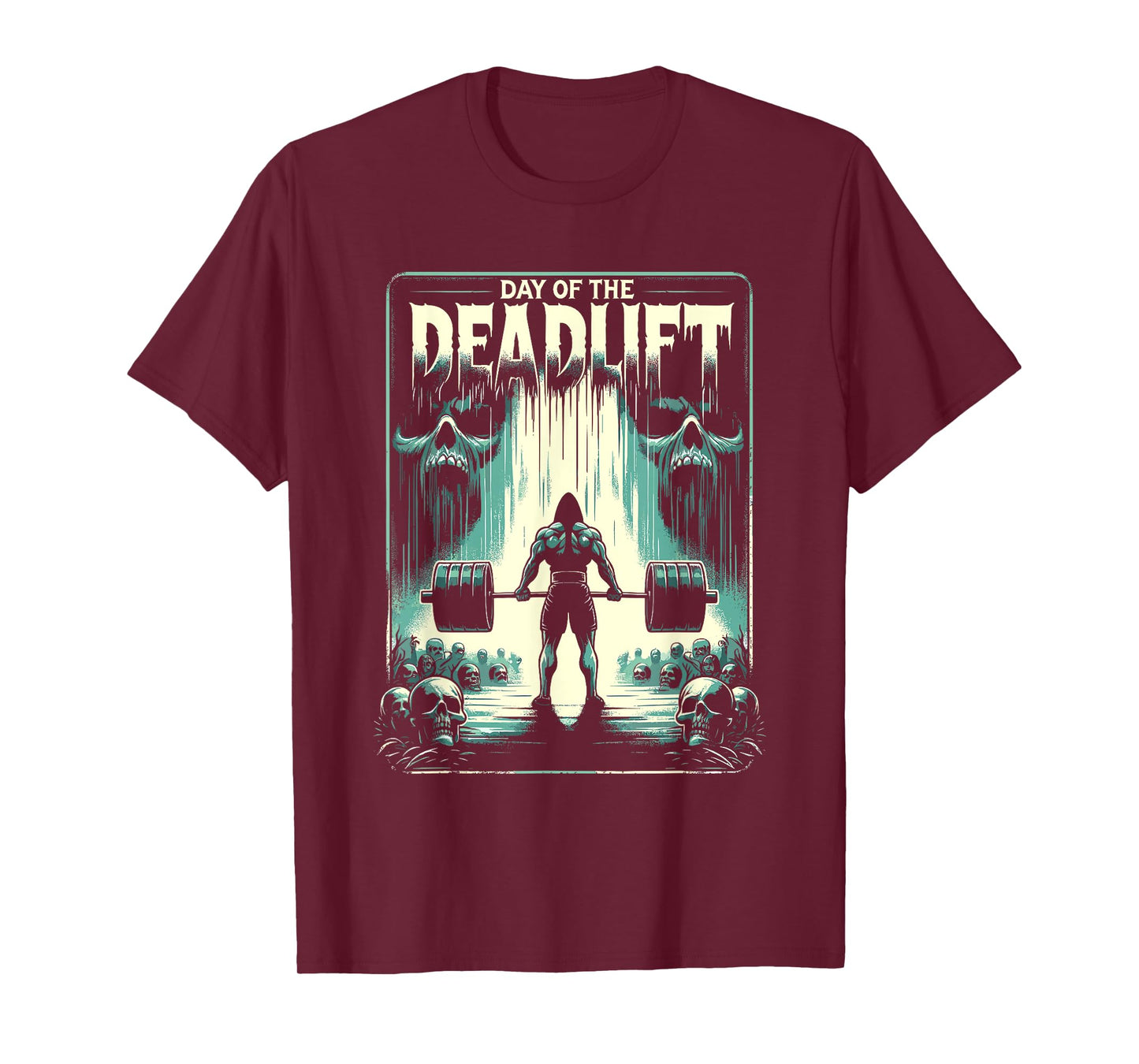 Horror Deadlift Workout Training Bodybuilder T-Shirt