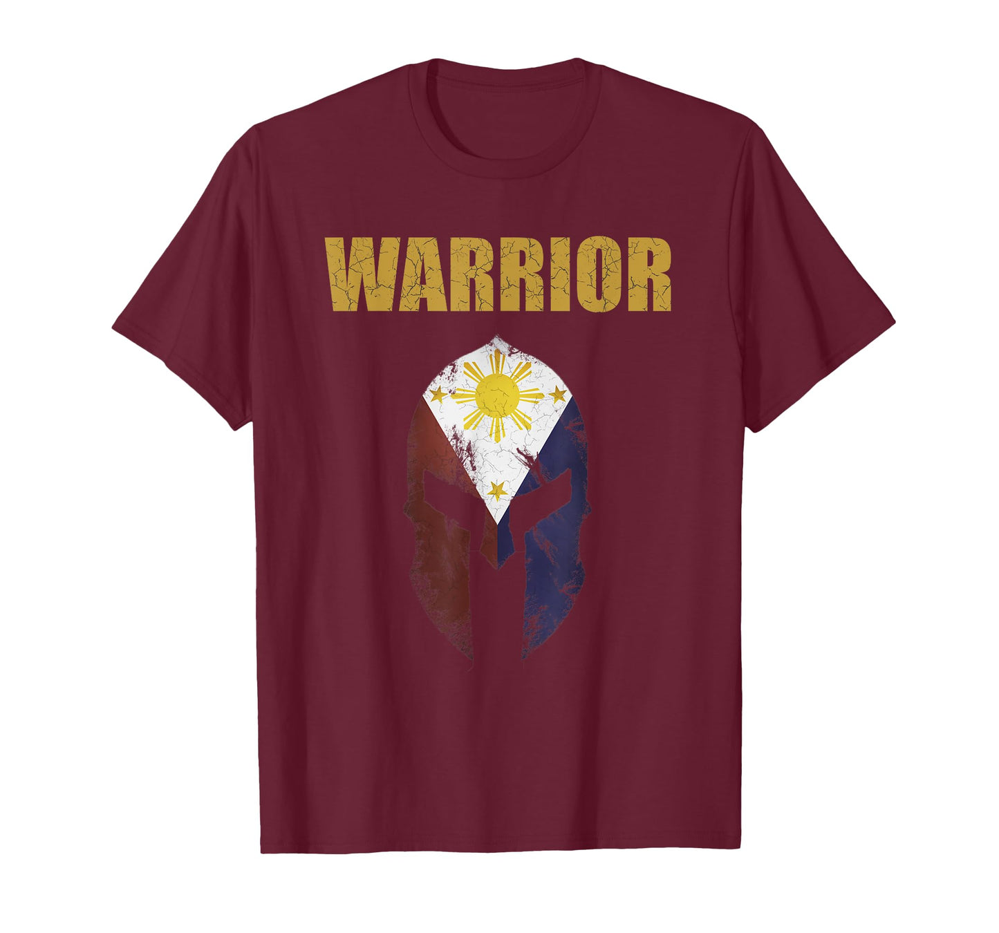 Vintage Motivational Workout Shirt-Filipino Spartan Warrior T-Shirt