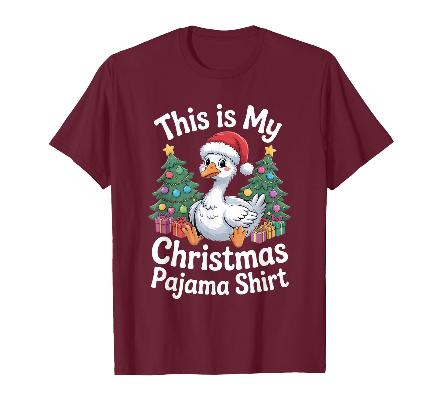 This is My Christmas Pajama Goose T-Shirt