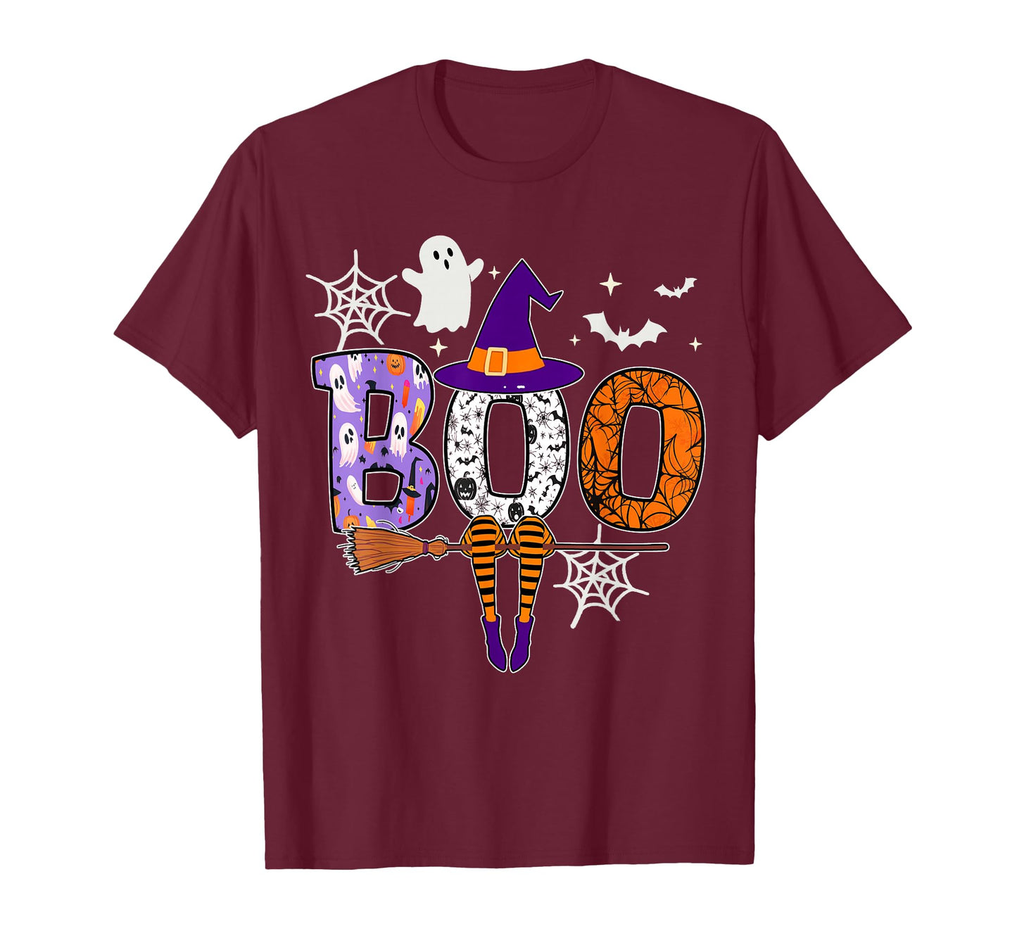 Halloween Boo Crew Spooky Funny Halloween Squad Costume T-Shirt