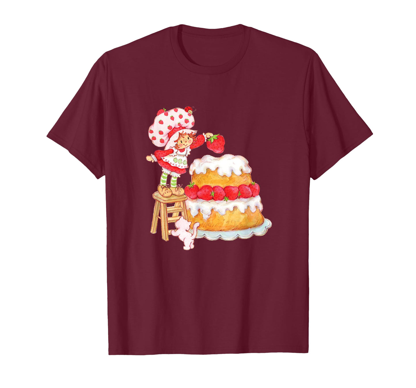 Strawberry Shortcake & Custard Baking Besties Vintage T-Shirt