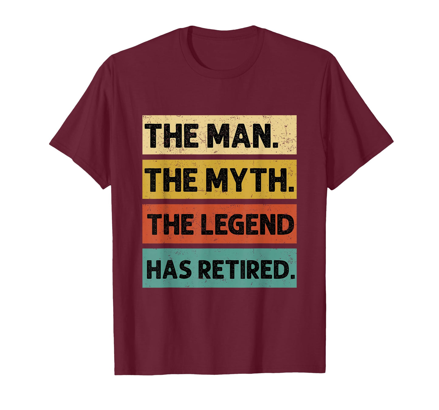 Retirement Retro Vintage Style The Legend Has Retired Men T-Shirt