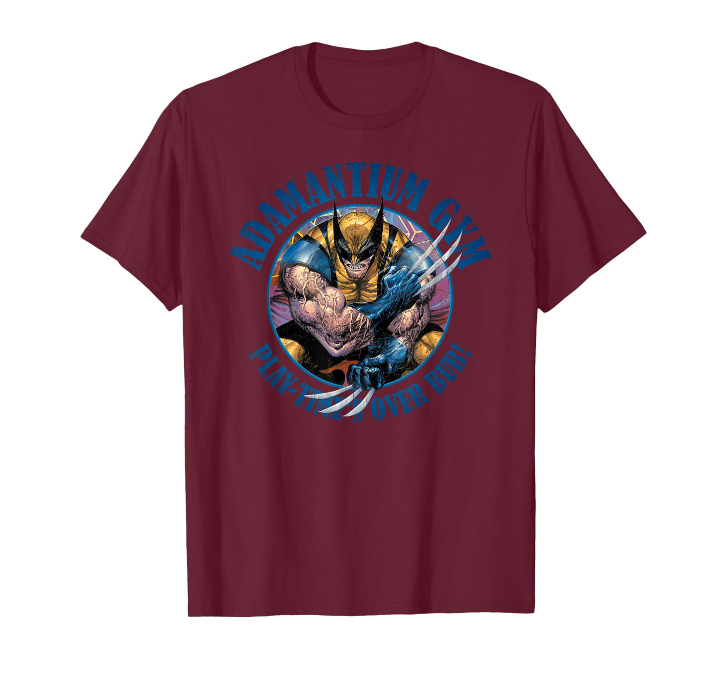 Marvel X-Men Wolverine Adamantium Gym T-Shirt