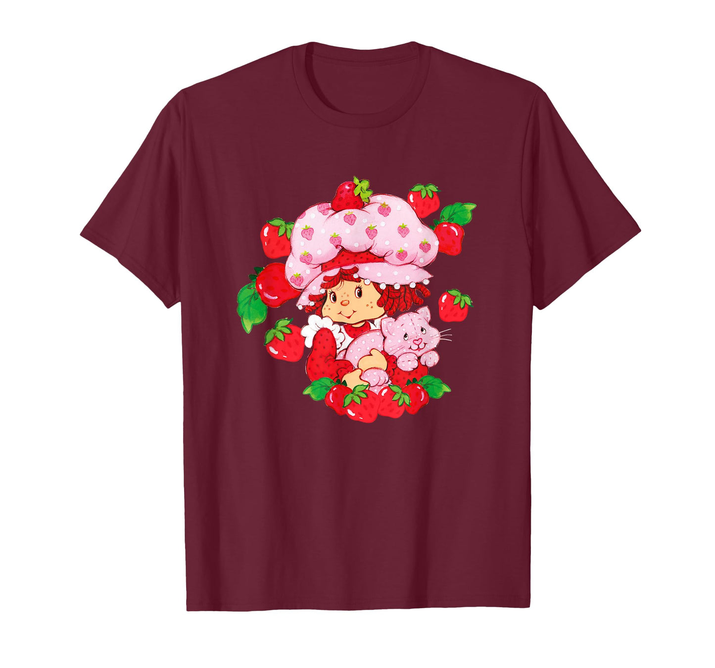 Strawberry Shortcake Custard Kitten Garden Besties T-Shirt