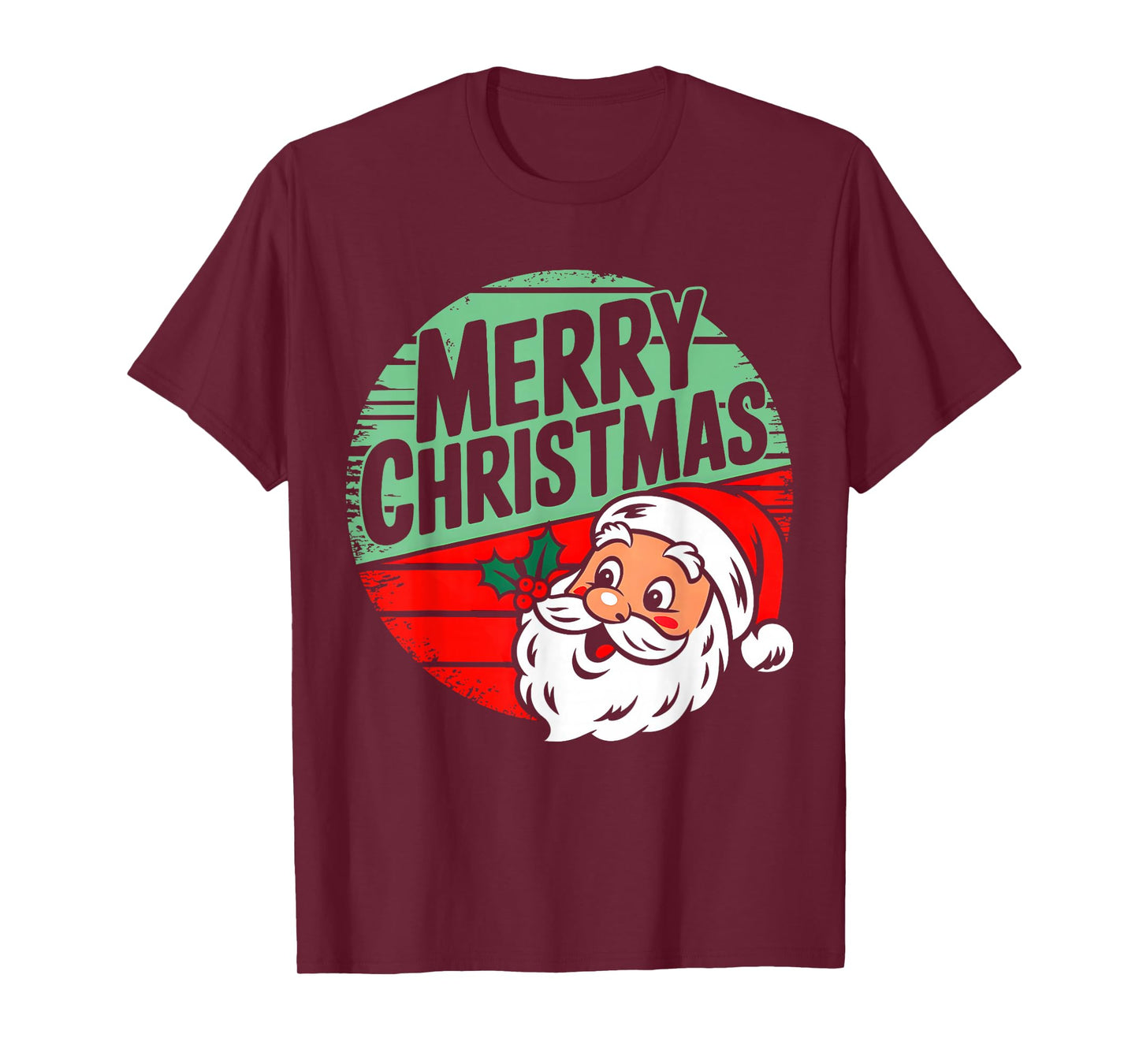 Vintage Santa Claus Merry Christmas Retro Xmas Squad Santa T-Shirt