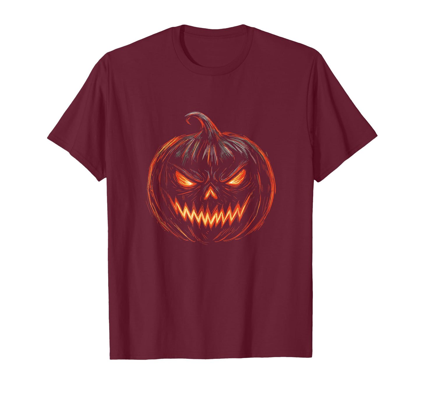 Scary Jack O’Lantern - Spooky Pumpkin Halloween Ghost T-Shirt