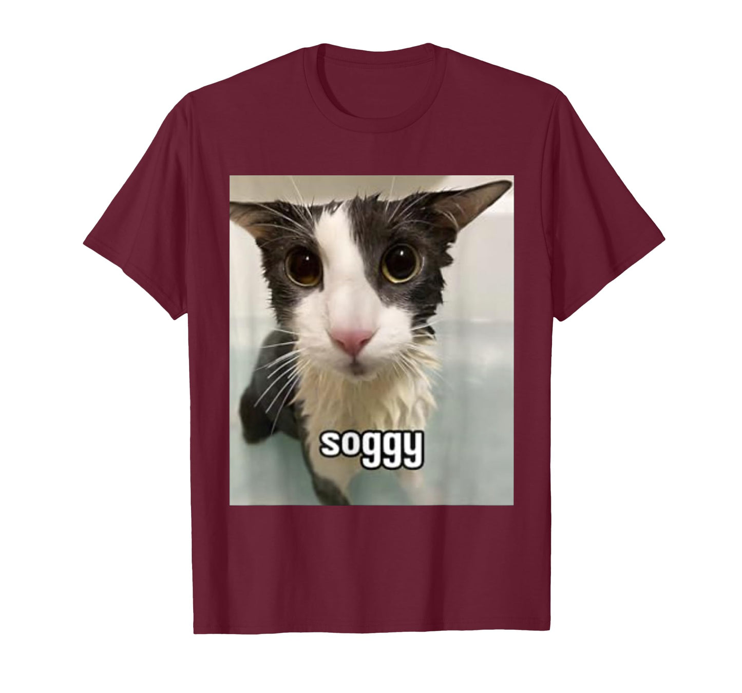 Silly Soggy Cat Funny T-Shirt