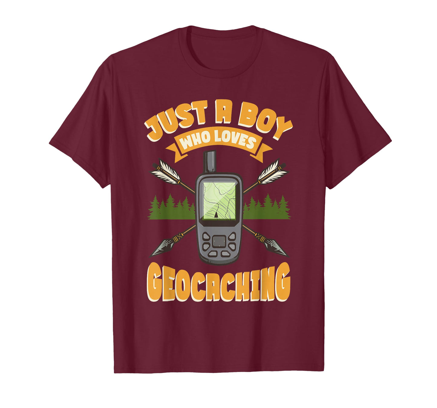 Geocache Just A Boy Who Loves Geocaching T-Shirt