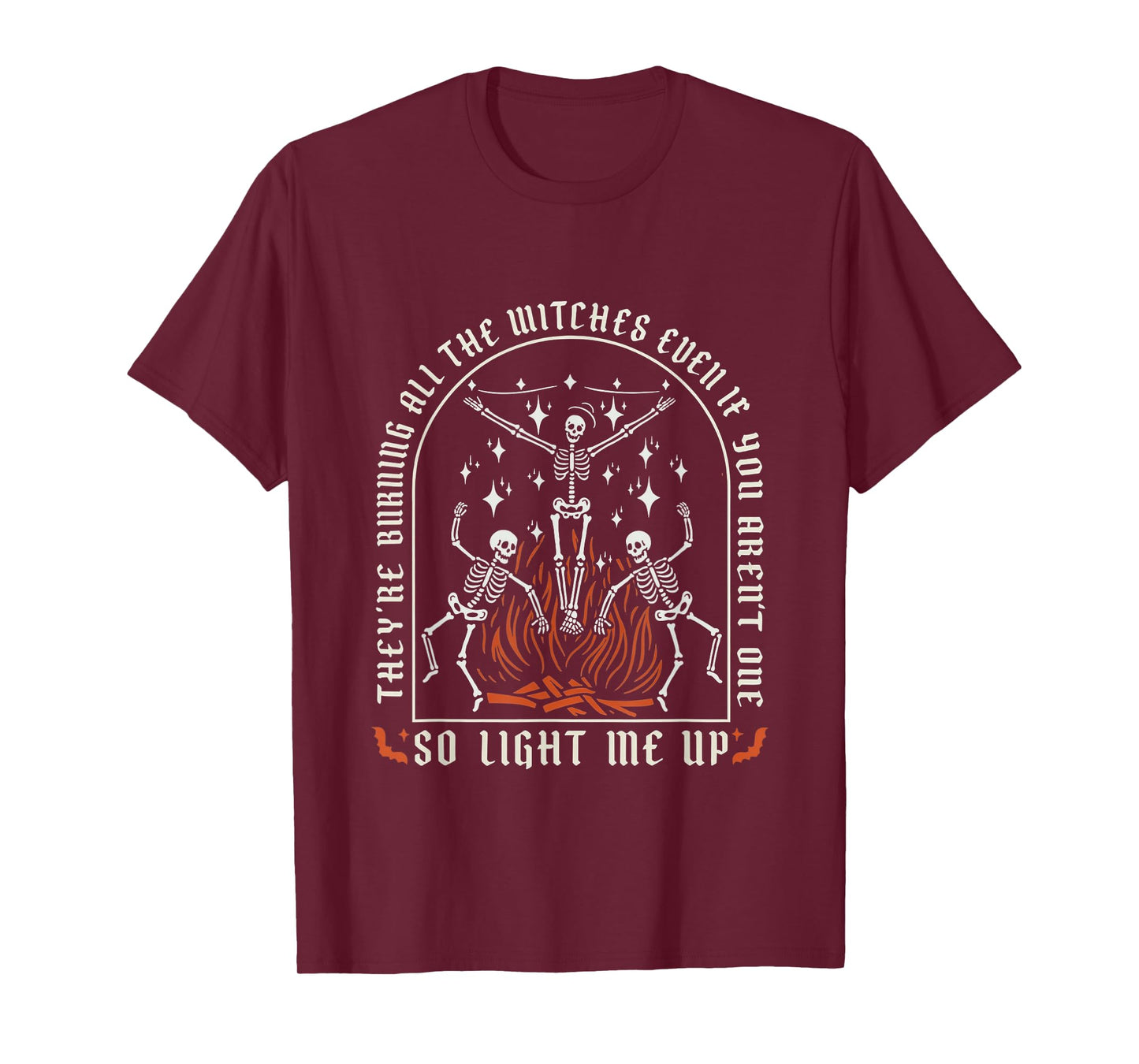 They're Burning All The Witches Spooky Witch Happy Halloween T-Shirt