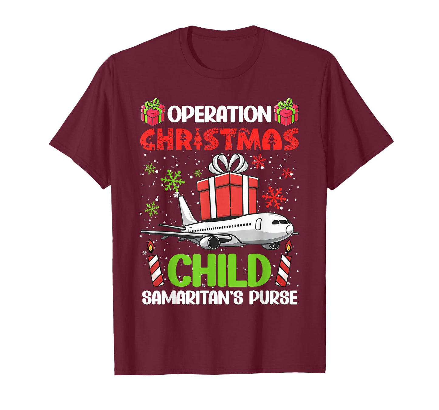 Operation Christmas Child Smaritan's Purse Funny Family Xmas T-Shirt