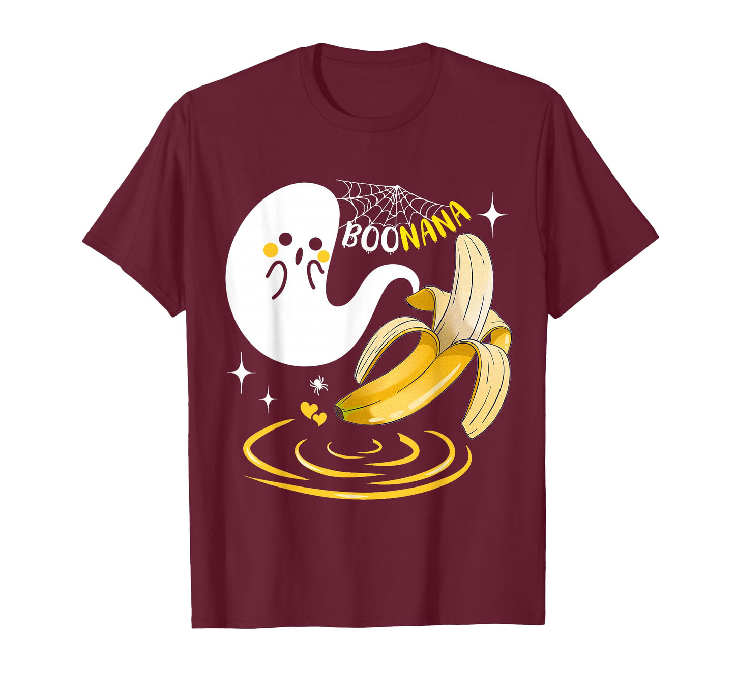 Funny Halloween Ghost Boo Banana Funny BooNana Boy Girl Kids T-Shirt