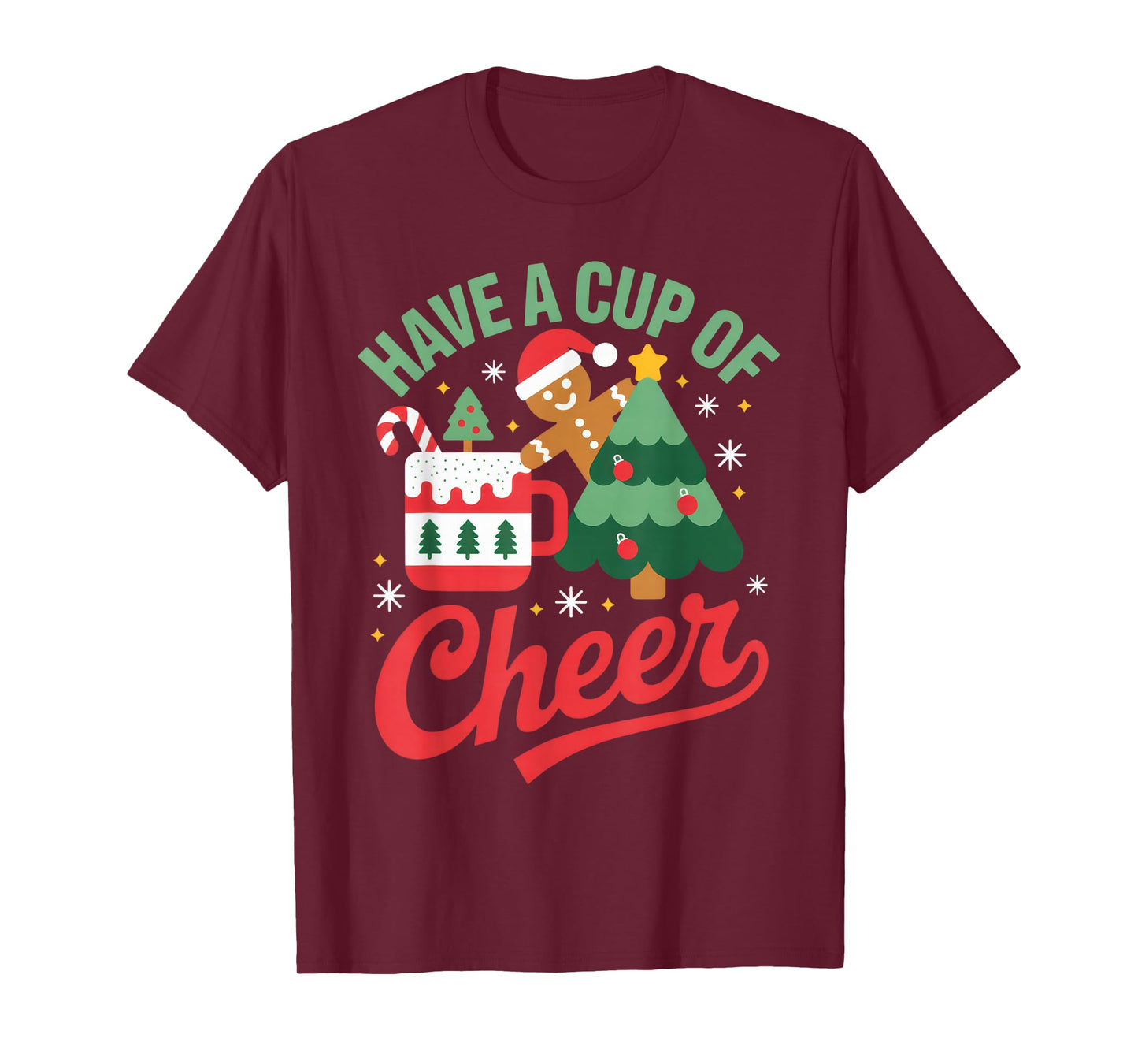 Wolf Santa Christmas Spirit for Animal Lovers Holiday Fun T-Shirt