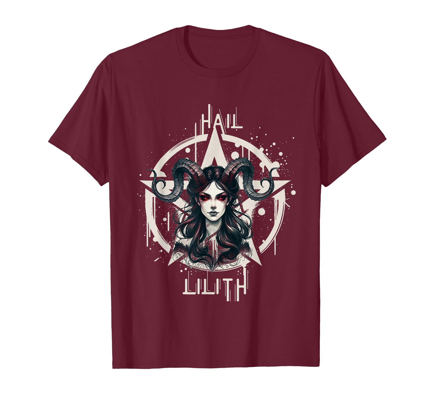 Hail Lilith Pentacle Witch First Sigma Women Black Magic T-Shirt