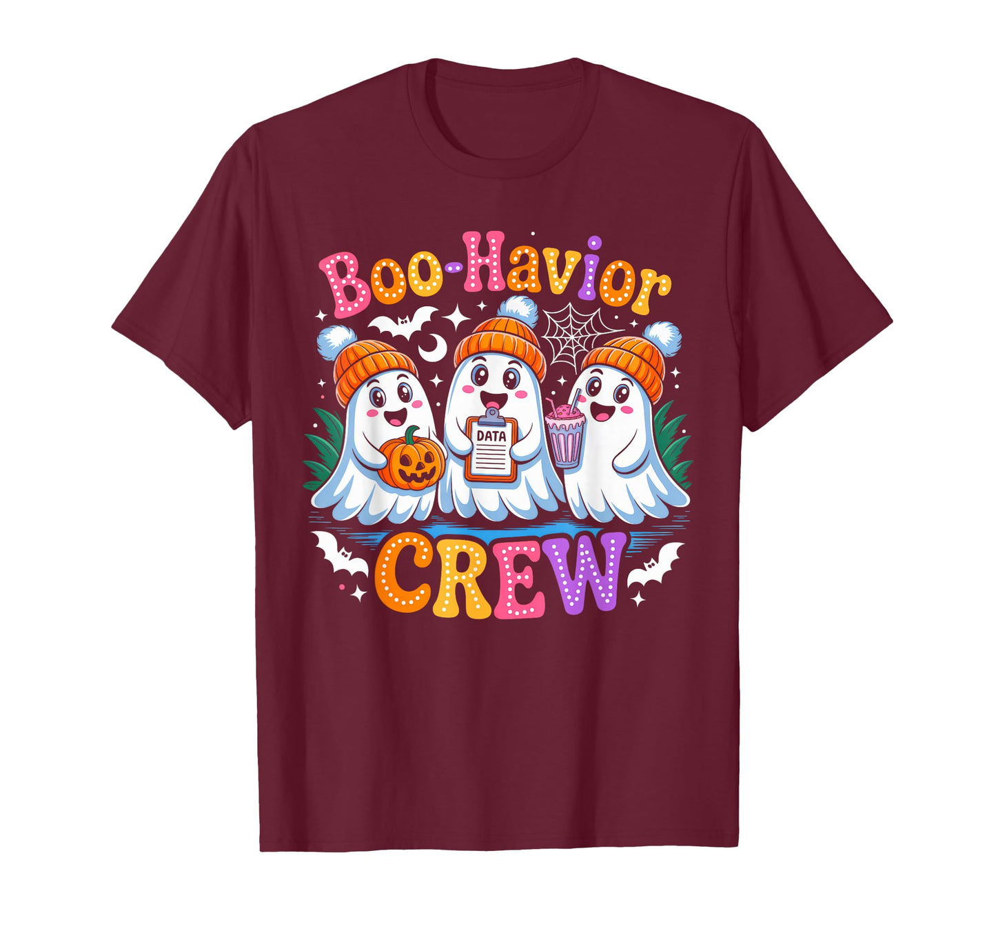 Groovy Boo-Havior Crew Behavior Analyst Halloween ABA RBT T-Shirt