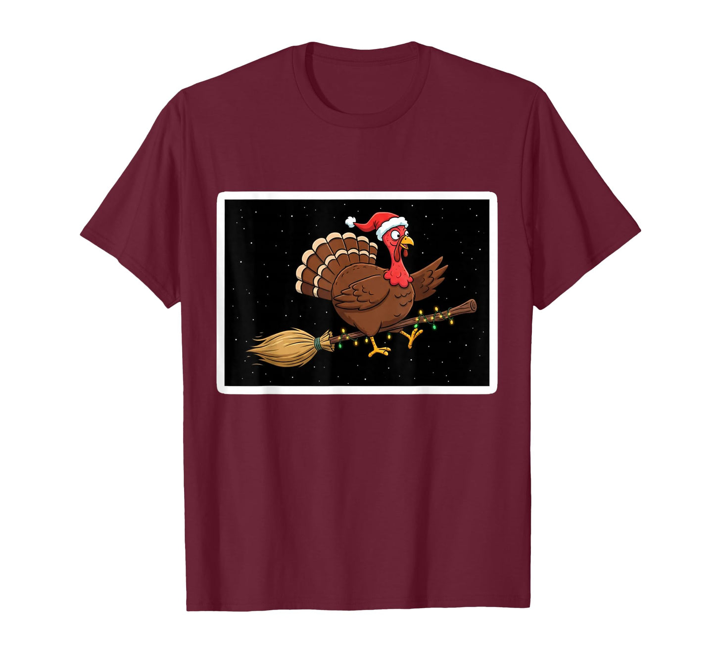 Holiday Mashup Turkey Funny Thanksgiving Halloween Christmas T-Shirt