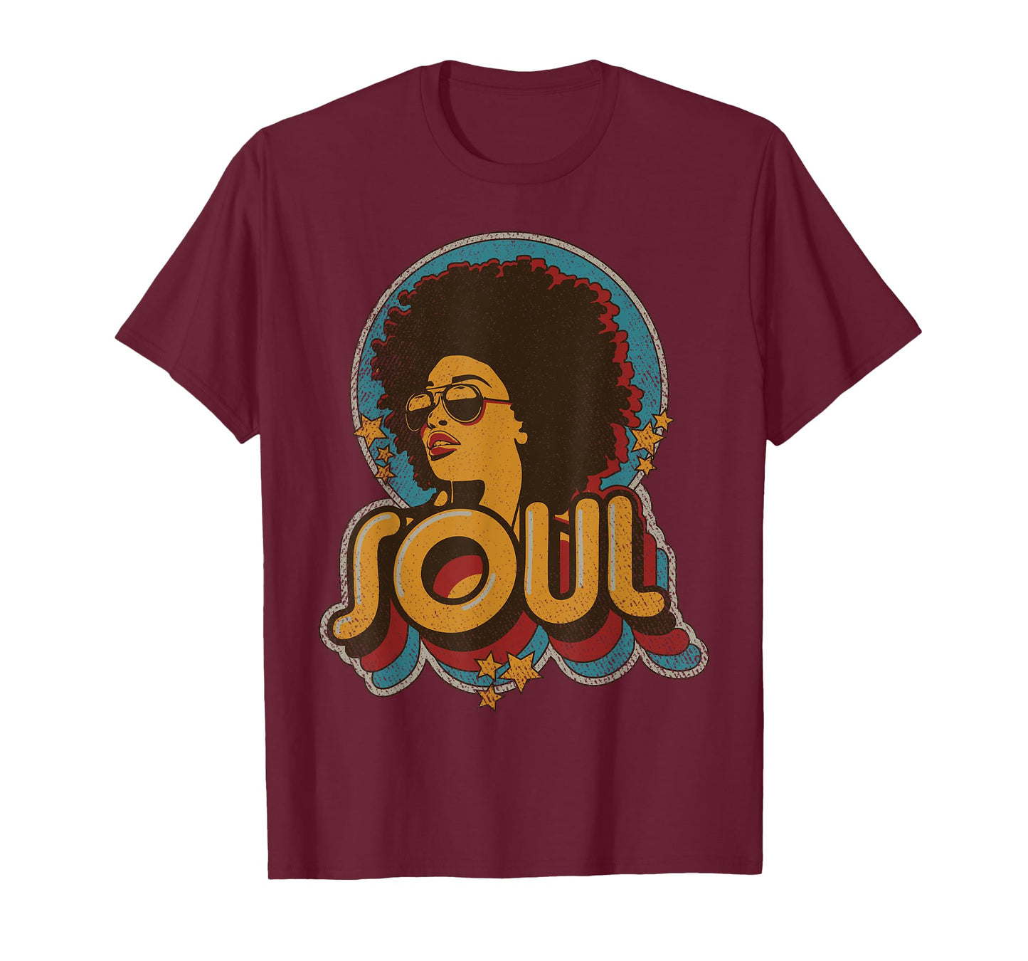 70s Funk Afro Soul Retro Vintage 70s Retro Soul tee T-Shirt