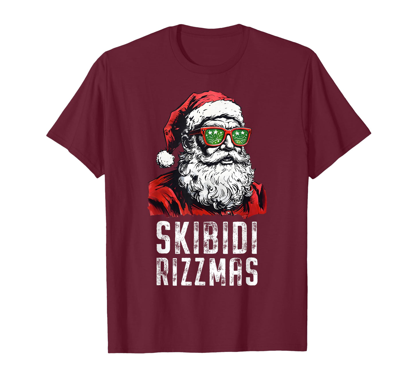 Skibidi Rizzmas Christmas Rizz Santa Claus Charisma Kid Cool T-Shirt